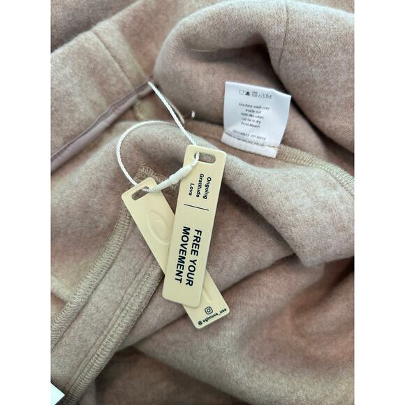 OGL Move CashSoft High Waisted A Line Mini Skirt Heather Oatmeal L NWT - Picture 5 of 6